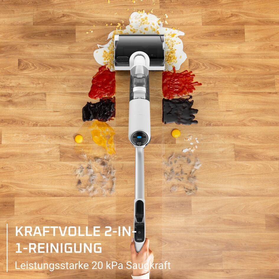 X-Clean 5 Pro, 2-in-1 Nass-Trockensauger, tiefe Reinigungskraft