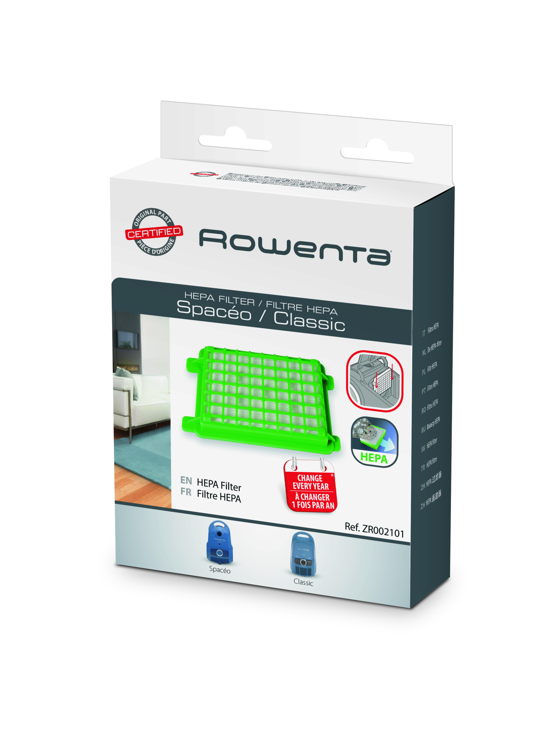 Hocheffizienter Partikelfilter ZR002101