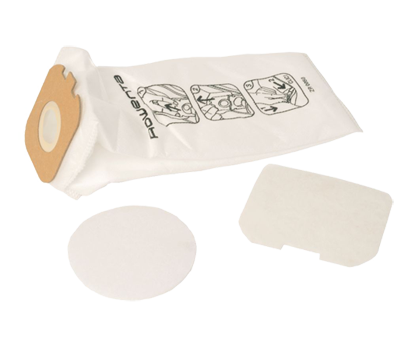 Set mit 5 Beuteln aus Mikrofasern + 2 Mikrofiltern  ZR005001