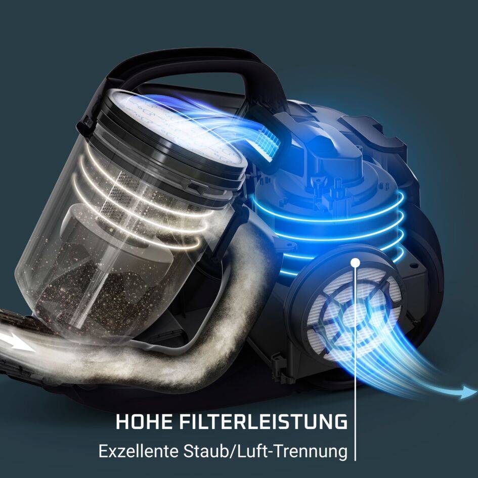 Compact Power Cyclonic Staubsauger ohne Beutel RO3725