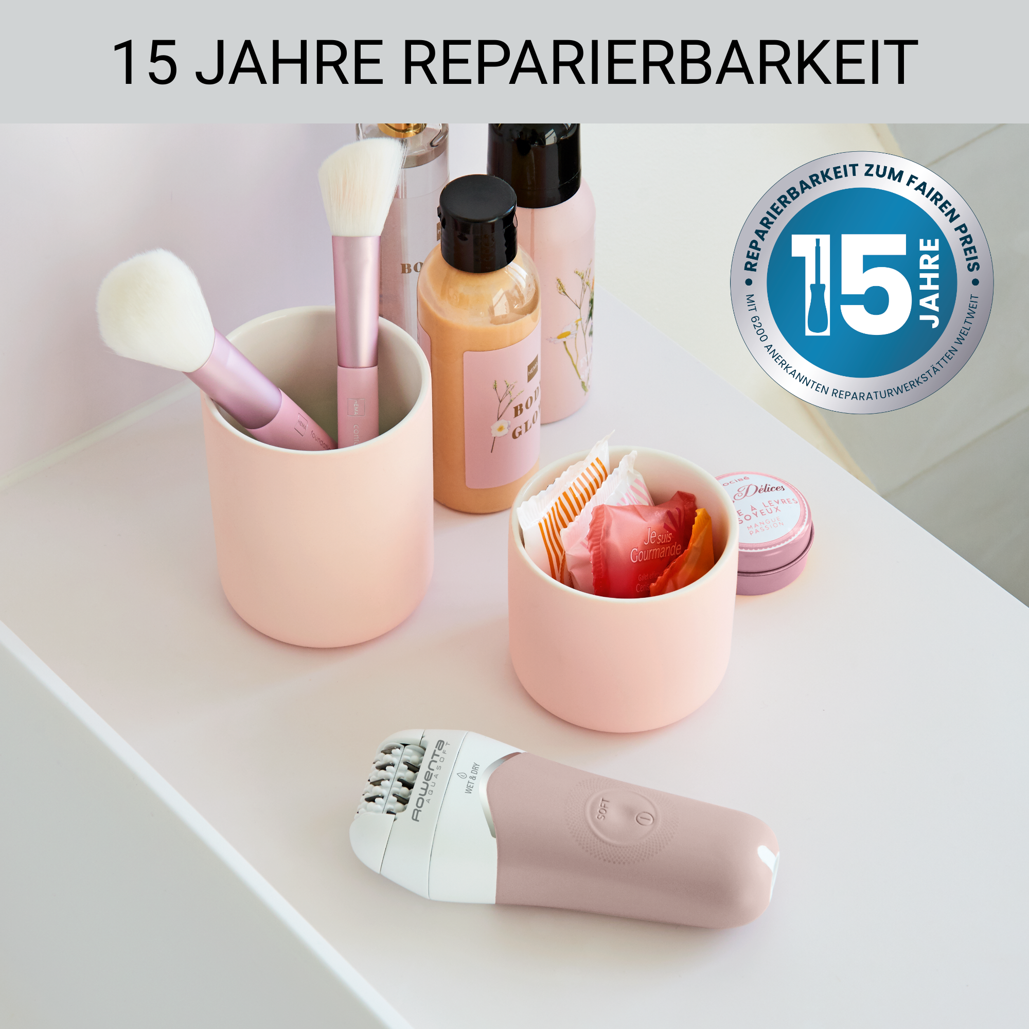 Aquasoft Wet&Dry Epilierer und Ladyshaver EP4930