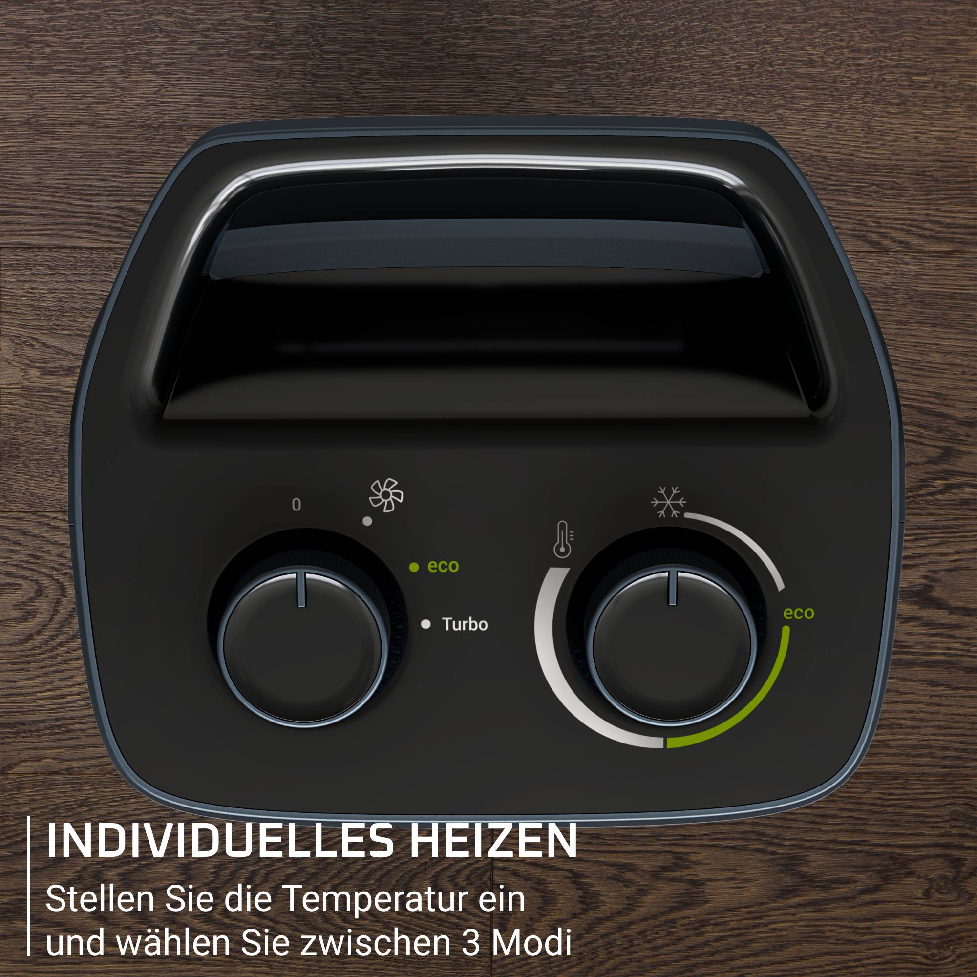 Intense Comfort, Heizlüfter, leise, 2000 W Leistung