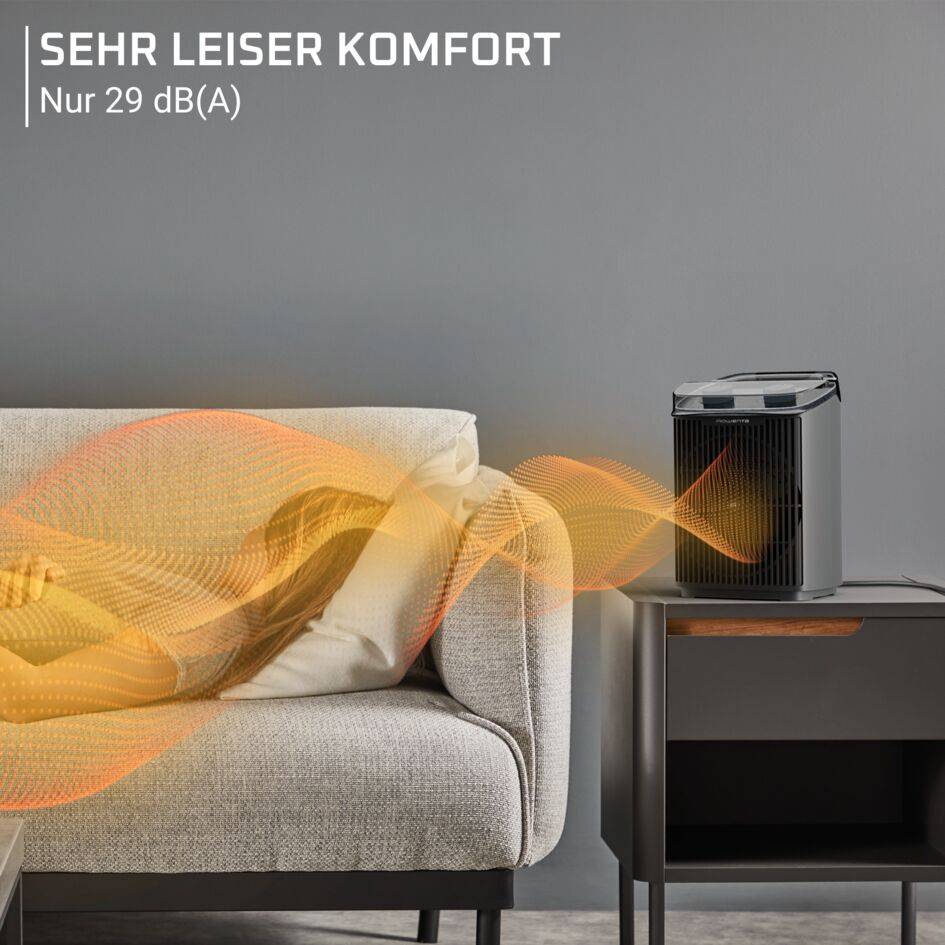Intense Comfort Aqua, sicherer Badezimmer-Heizlüfter, 2400 W Leistung