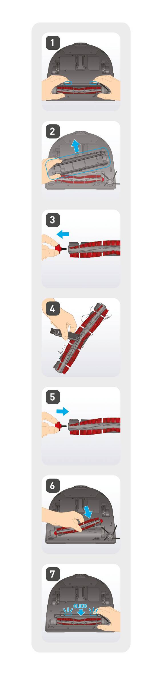 Elektrobürste für Tierhaare ZR294003