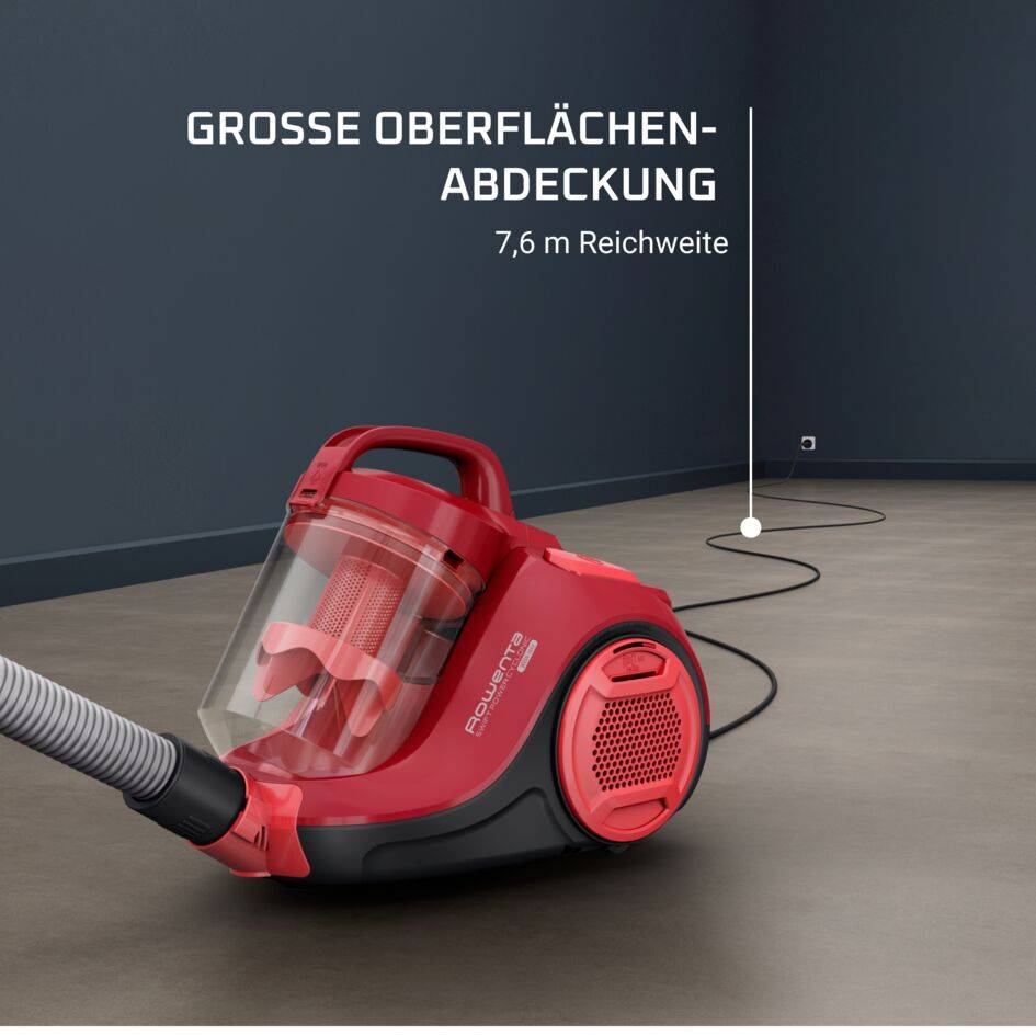 Swift Power Cyclonic Staubsauger ohne Beutel RO2913