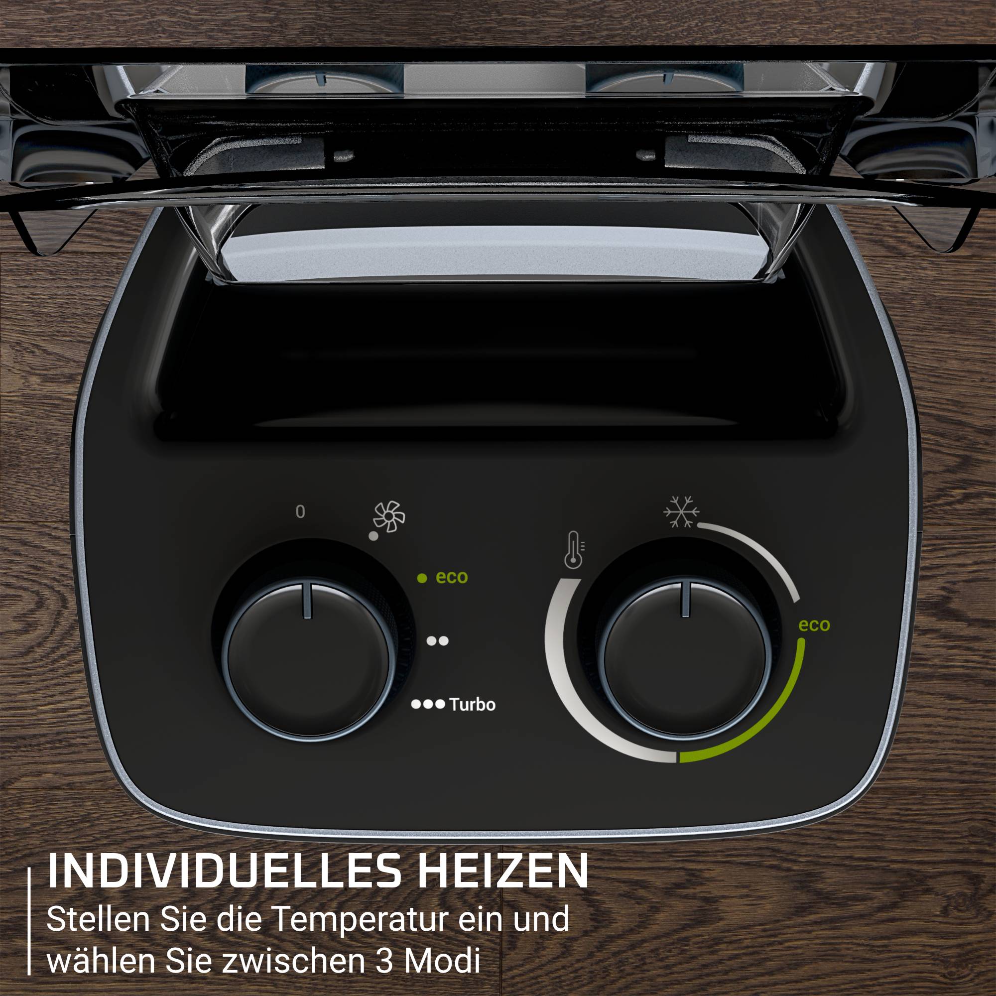 Intense Comfort + Aqua, sicherer Badezimmer-Heizlüfter, 2000 W