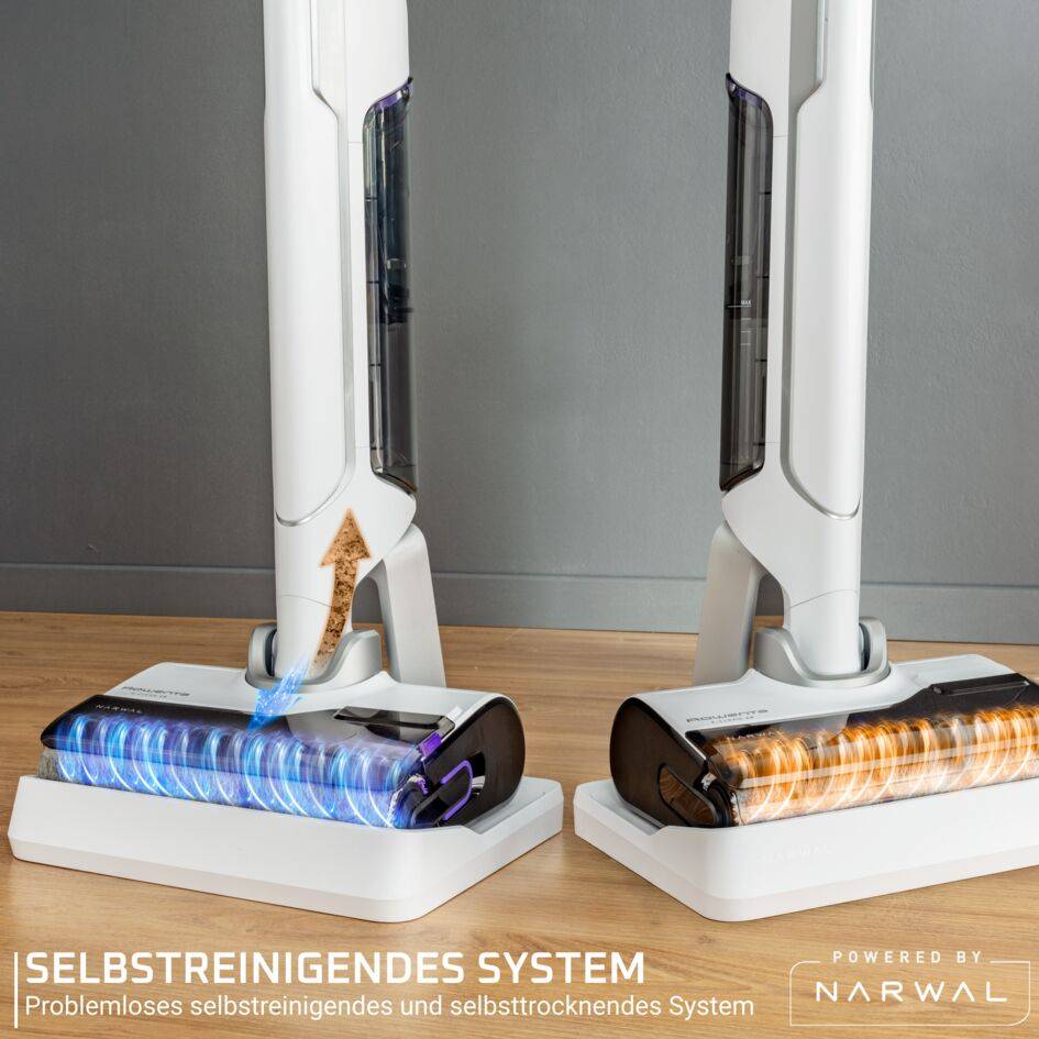 X-Clean 10, Akku-Nass-Trockensauger, lange Laufzeit, selbst-reinigend und -trocknend