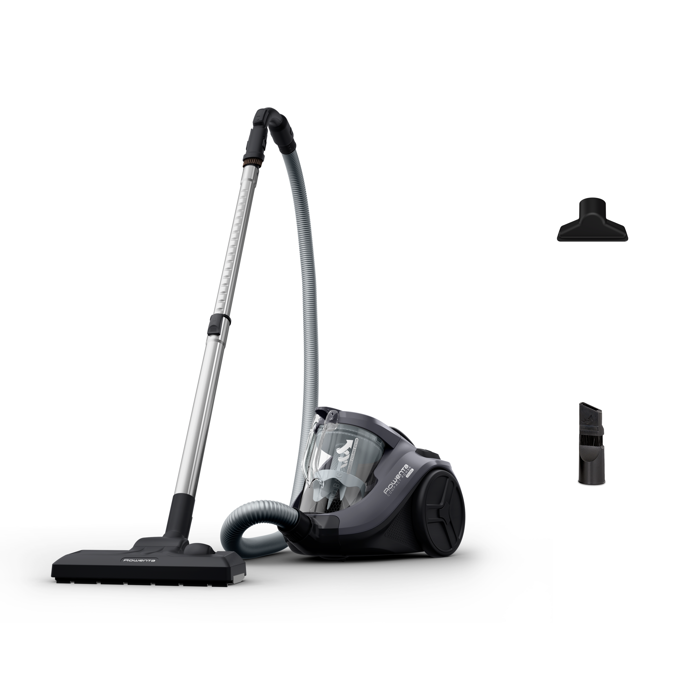 Rowenta Compact Power Cyclonic Bagless Vacuum Cleaner, Advanced Filtration, Great Dust Pick-Up, Compact Design, RO3726EA