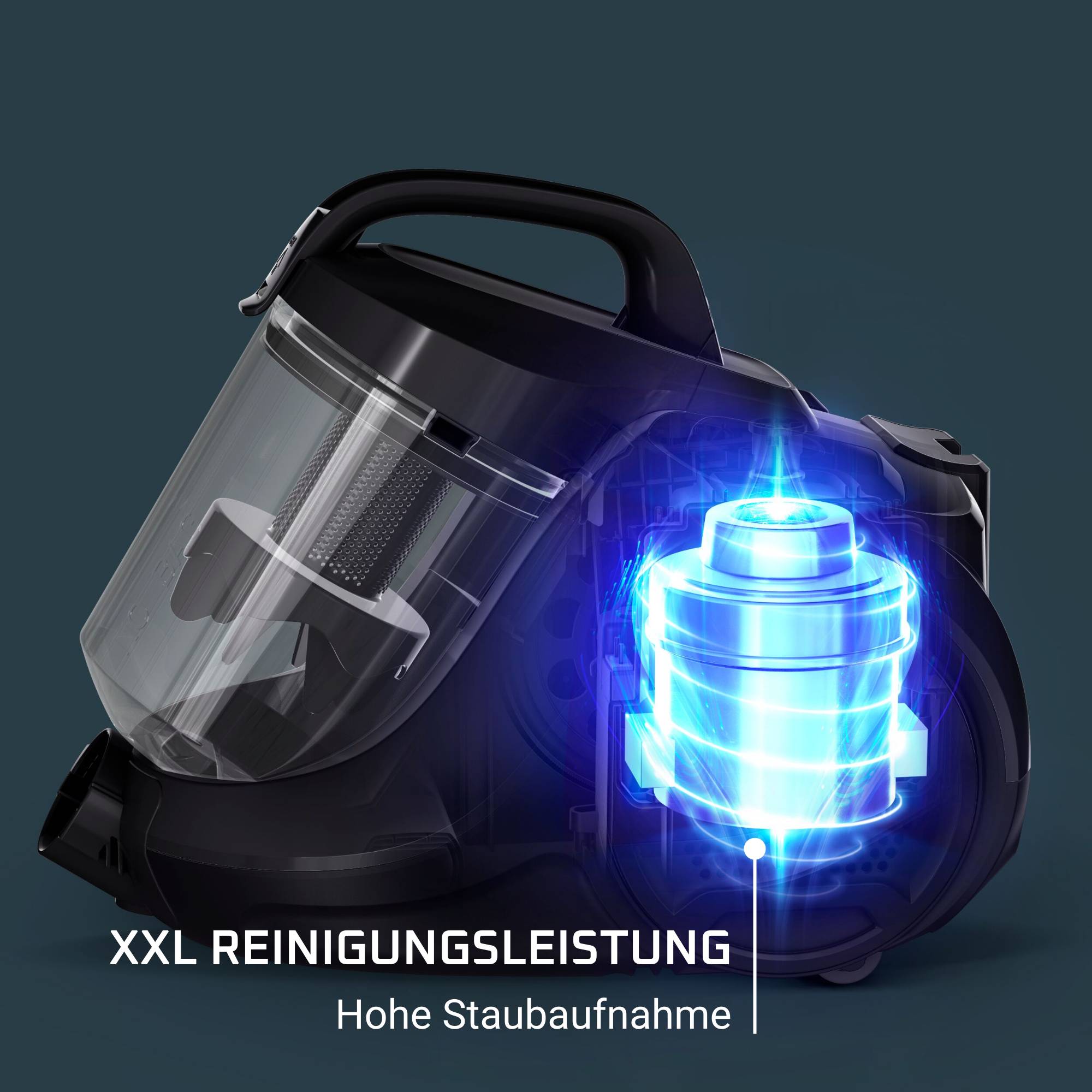 Compact Power Cyclonic Staubsauger ohne Beutel RO3725