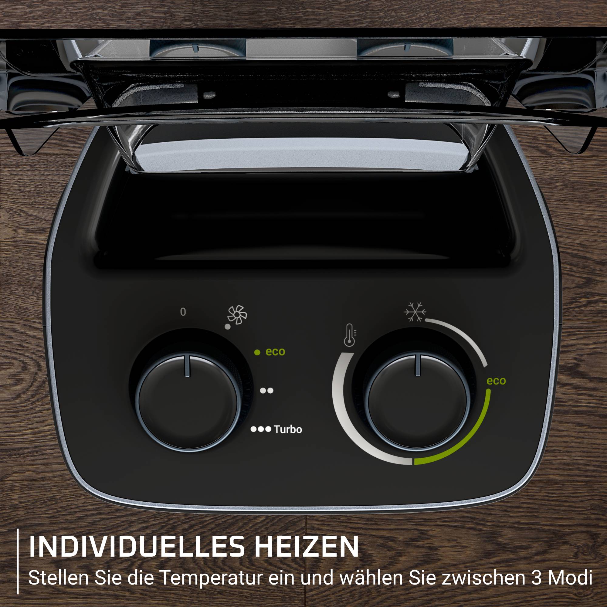 Intense Comfort Aqua, sicherer Badezimmer-Heizlüfter, 2400 W Leistung