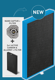 2in1 CARBON CAPTUR BOOST ALLERGY+ FILTER XD7231E0 für Pure Air und Pure Air Genius