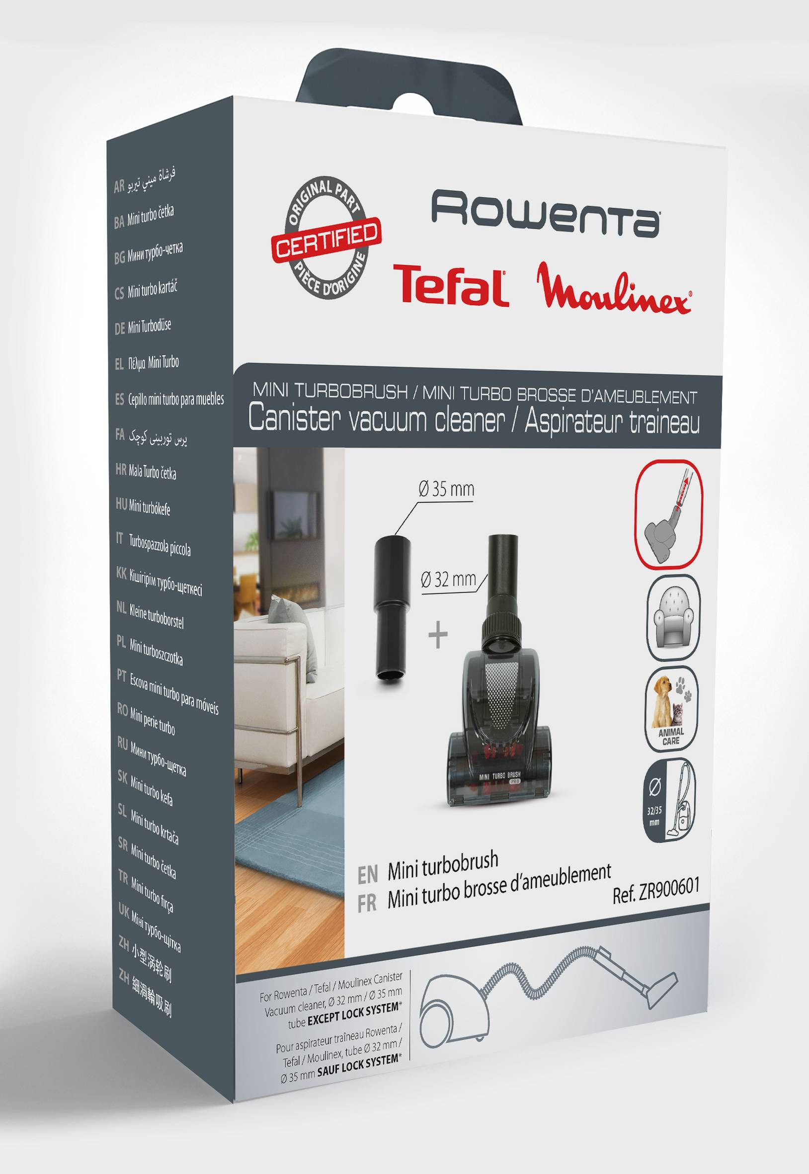 Mini-Turbobürste für Staubsauger ZR900601