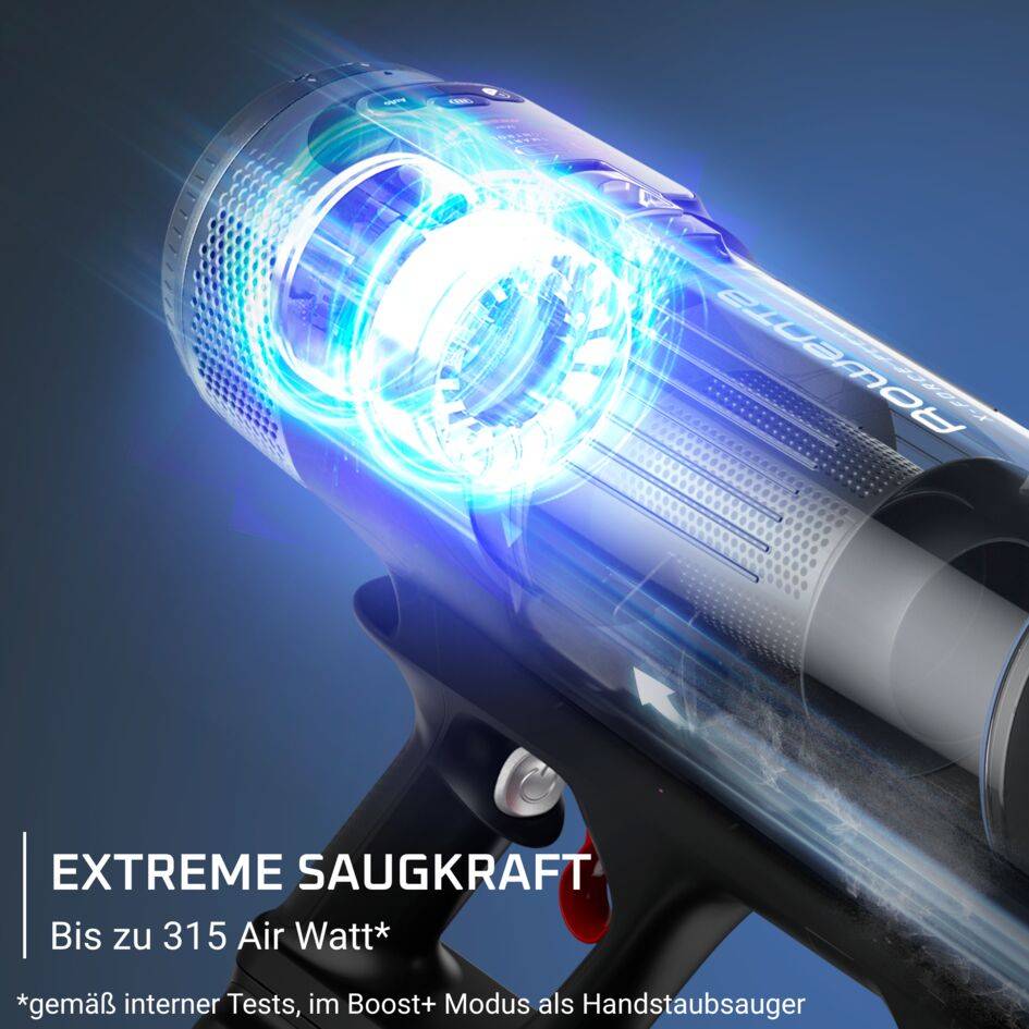 X-FORCE FLEX 16.60, Akku Stab-Staubsauger, extreme Saugkraft, 315 AW