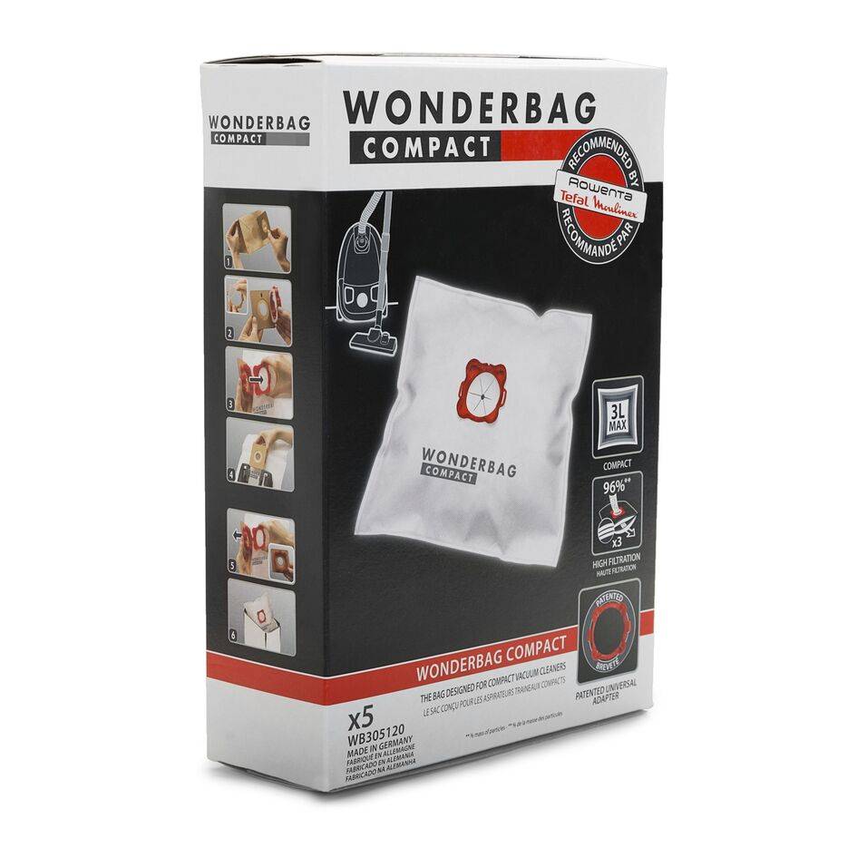Staubsaugerbeutel Wonderbag compact x 5 WB305120
