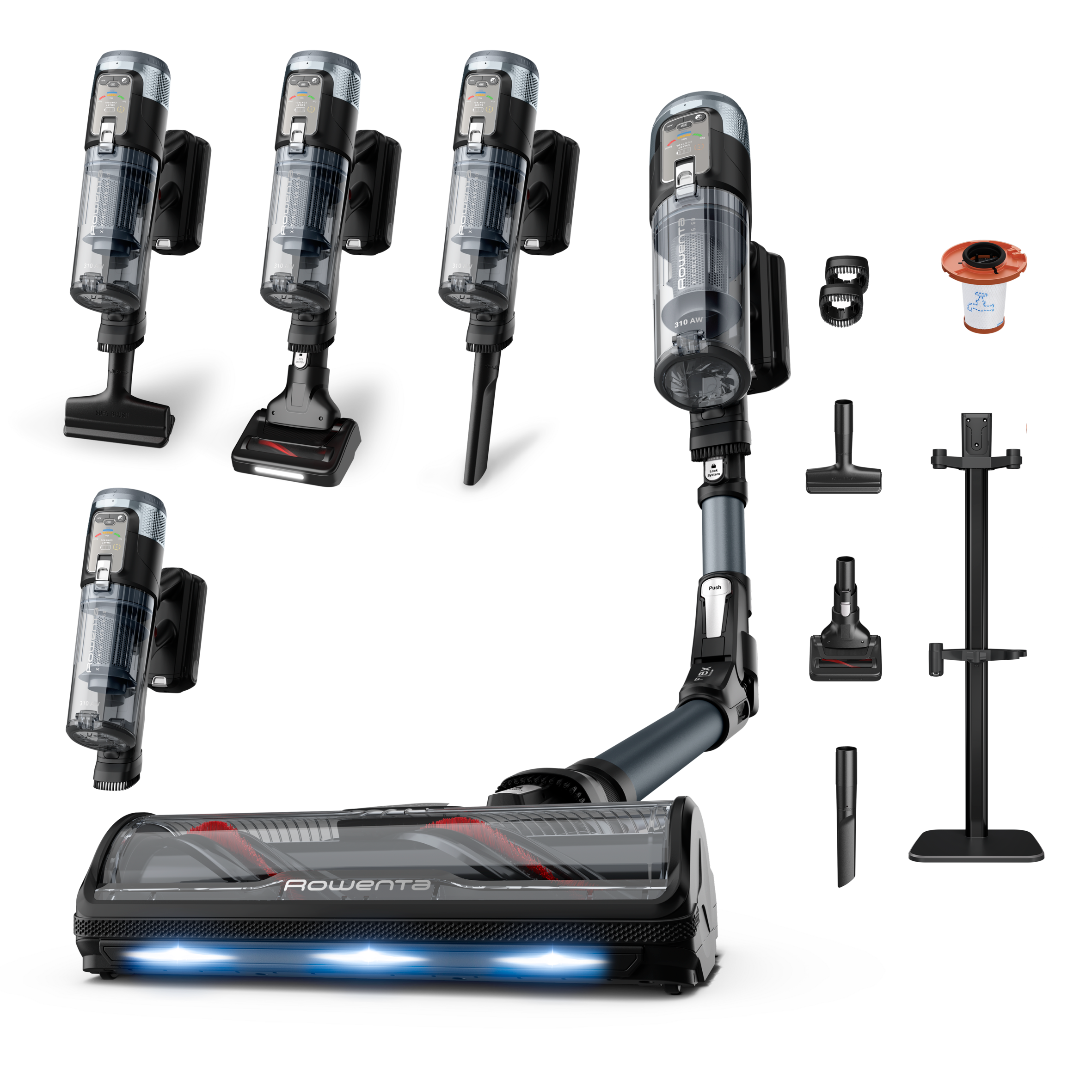 X-FORCE FLEX 16.60, Akku Stab-Staubsauger, extreme Saugkraft, 315 AW