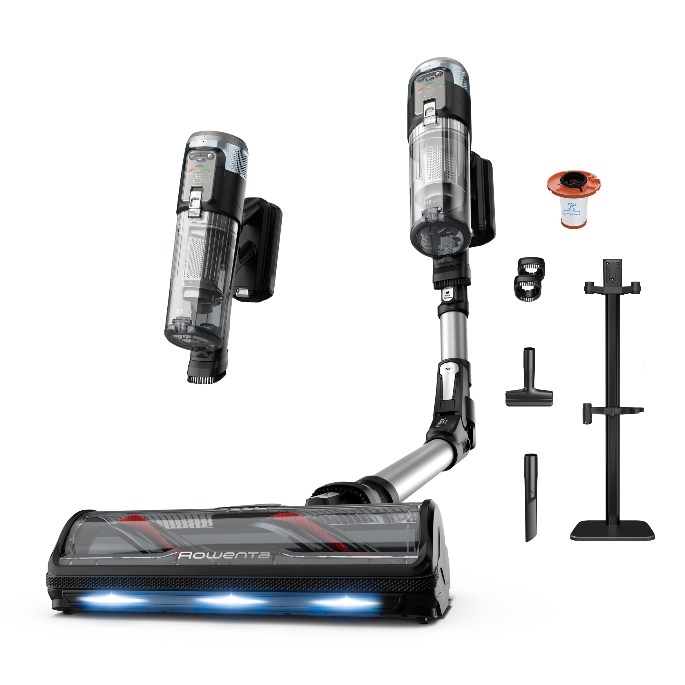 X-FORCE FLEX 16.60, Akku-Staubsauger, extreme Saugkraft, 315 AW, RH9C36