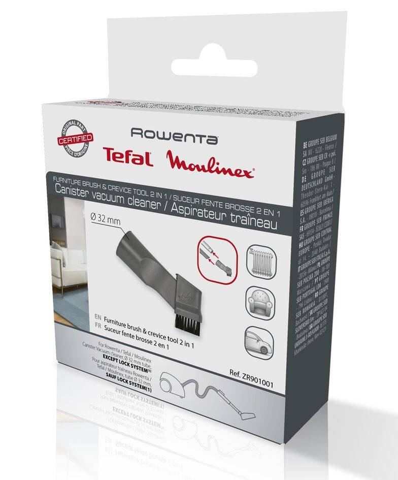 Lange Düse + Bürste 2-in-1-Design ZR901001