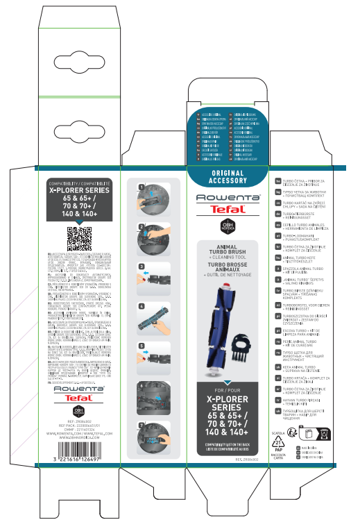 Elektrobürste für Tierhaare ZR084002