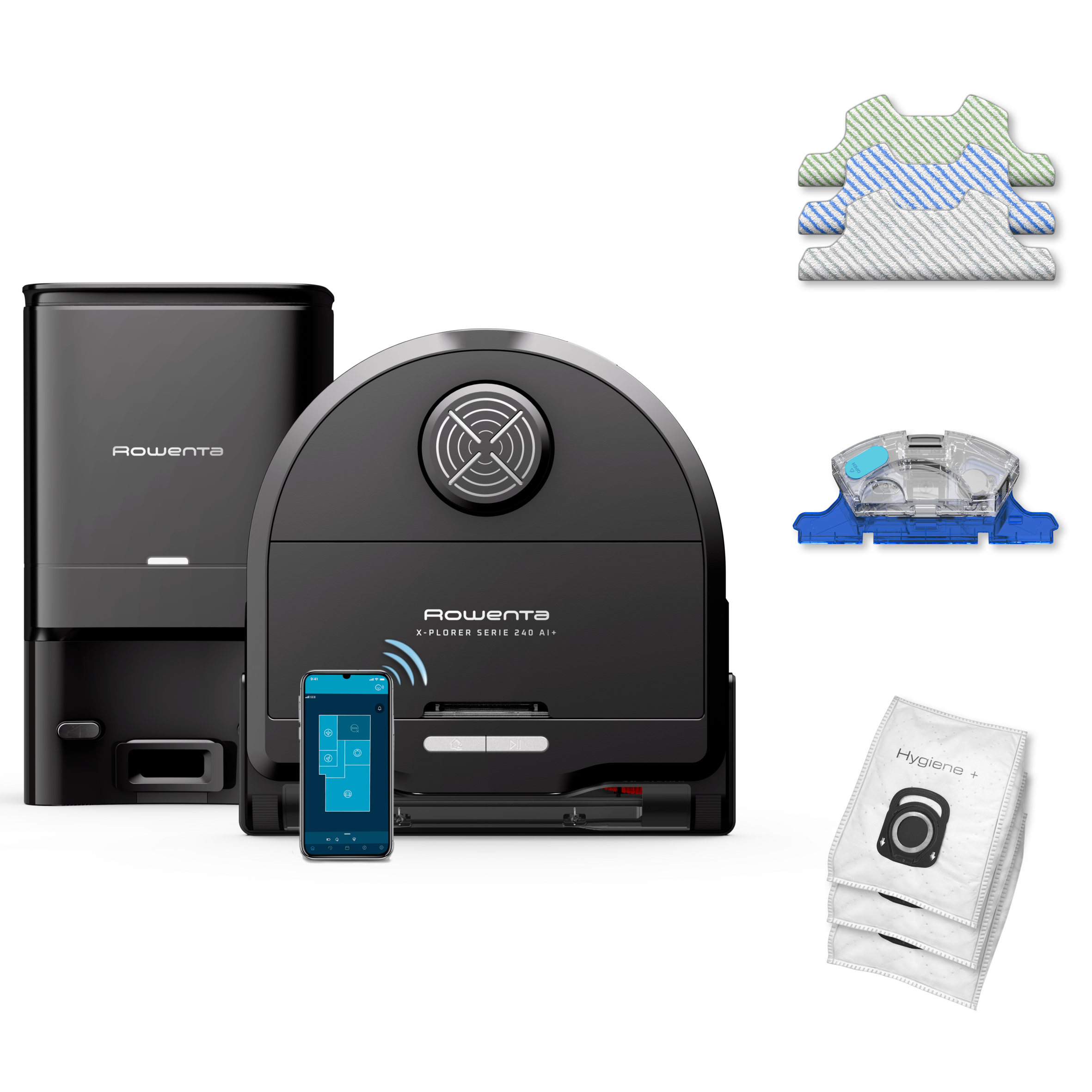 X-plorer Serie 240+ AI Animal- & Allergie Saugroboter