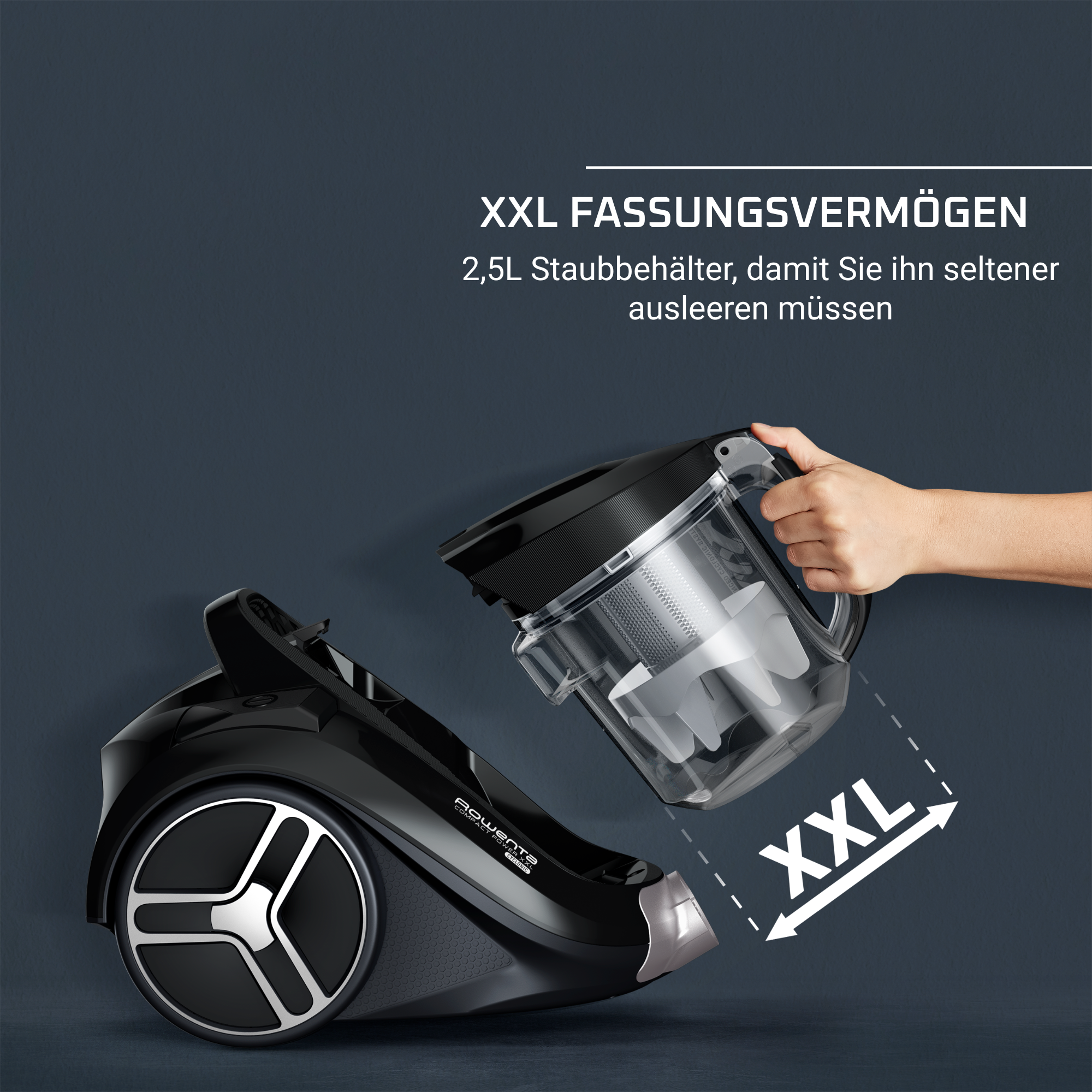 Compact Power XXL Animal Staubsauger ohne Beutel RO4B50