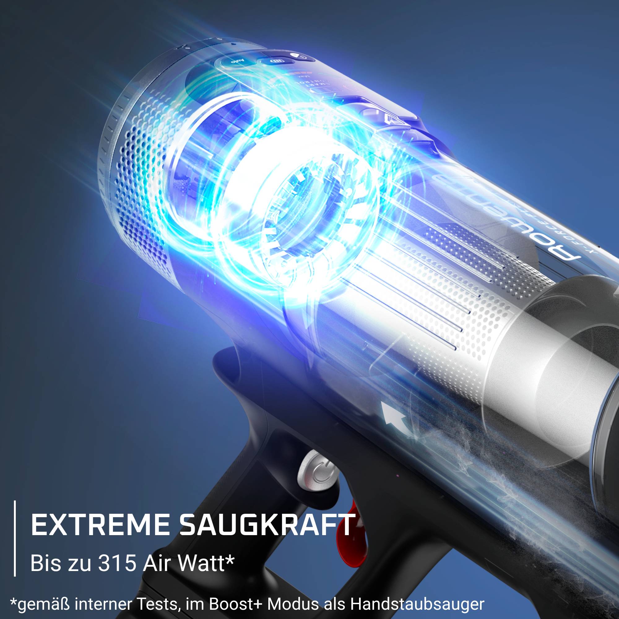 X-FORCE FLEX 16.60, Akku-Staubsauger, extreme Saugkraft, 315 AW, RH9C36