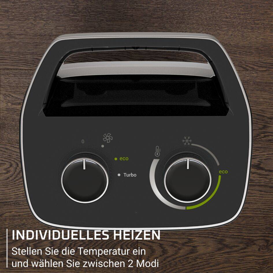 Intense Comfort +, Heizlüfter, leistungsstarke 2000 W, energieeffizient 
