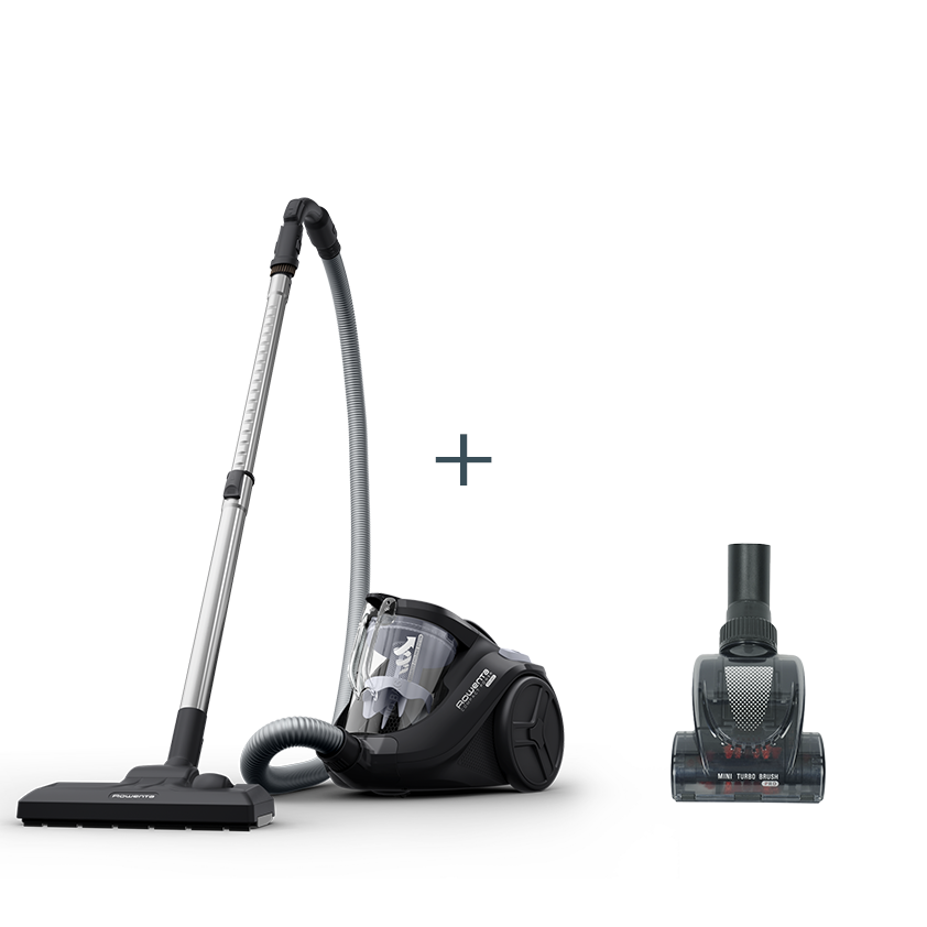 Bodenstaubsauger Compact Power Cyclonic und Mini-Turbobürste