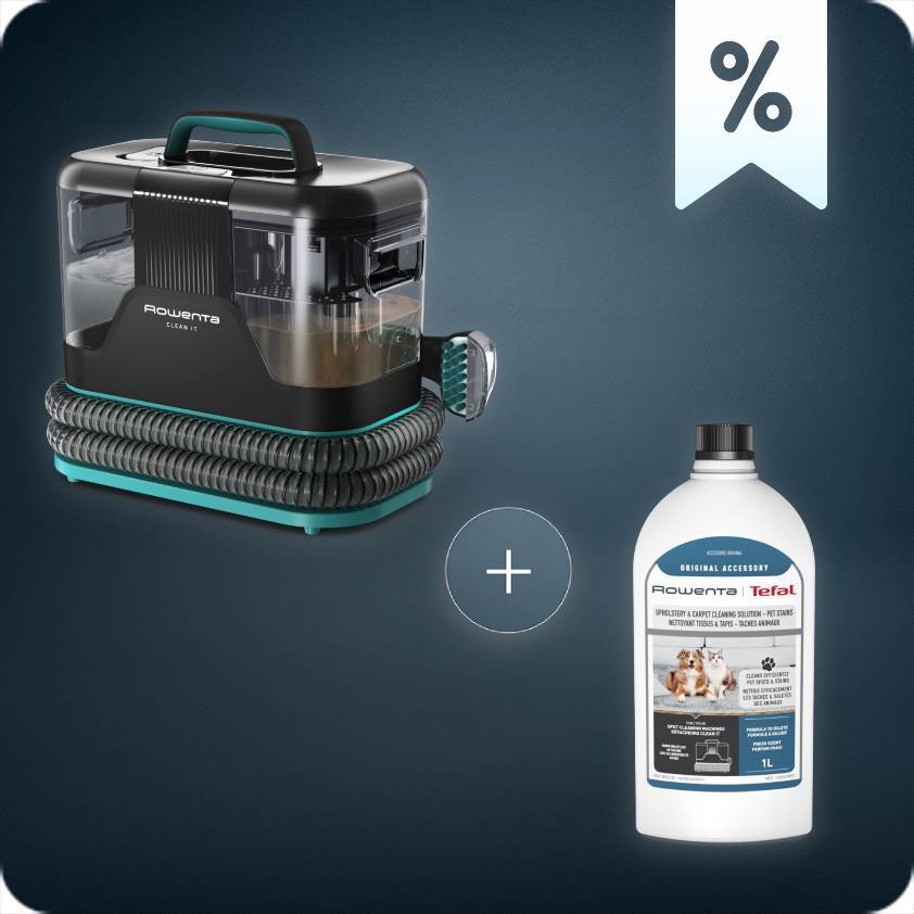 Clean It Fleckenreiniger und Reinigungslösung