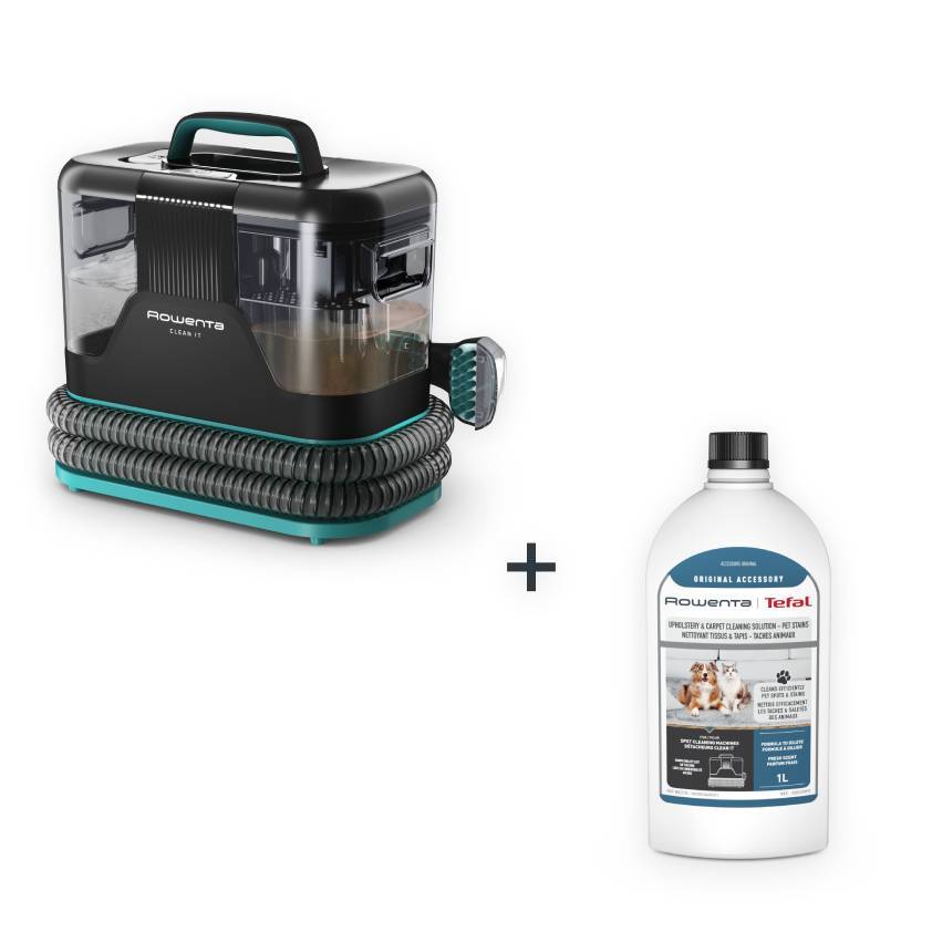 Clean It Fleckenreiniger und Reinigungslösung